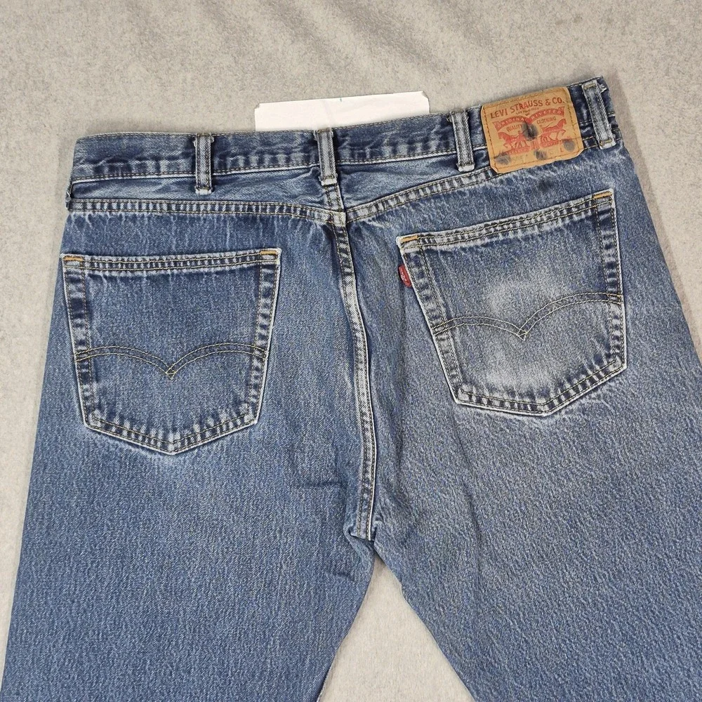 Levi's 505 Men Jeans 38X34 Blue Denim 32